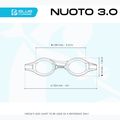 Plaukimo akiniai Cressi Nuoto 3.0 pink/clear 4