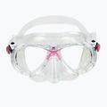 Nardymo rinkinys Cressi Marea + Seal Dry Jr clear/pink 4