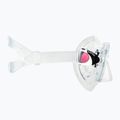 Nardymo rinkinys Cressi Marea + Seal Dry Jr clear/pink 5