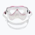 Nardymo rinkinys Cressi Estrella + Seal Dry clear/pink 6