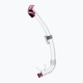 Vaikiškas nardymo vamzdelis Cressi Seal Dry clear/pink