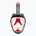 Vaikiška pilno veido nardymo kaukė Cressi Kiddy Full Face Jr black/clear/red