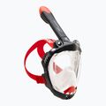 Vaikiška pilno veido nardymo kaukė Cressi Kiddy Full Face Jr black/clear/red 3