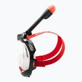 Vaikiška pilno veido nardymo kaukė Cressi Kiddy Full Face Jr black/clear/red 4