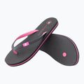 Moteriškos šlepetės per pirštą Cressi St Tropez black/fuchsia 9