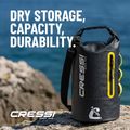 Vandeniui atsparus maišas Cressi Ocelot Dry Bag 20 l black/yellow 7