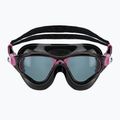 Plaukimo kaukė Cressi Cobra black/black/pink smoked 2