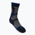 Mico Medium Weight Trek Crew Extra Dry tamsiai mėlynos trekingo kojinės CA03058