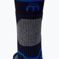 Mico Medium Weight Trek Crew Extra Dry tamsiai mėlynos trekingo kojinės CA03058 3