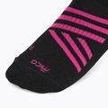 Slidinėjimo kojinės Mico Heavy Weight Superthermo Primaloft Merino Ski black fuchsia 3