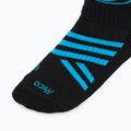 Slidinėjimo kojinės Mico Heavy Weight Superthermo Primaloft Merino Ski black turquoise 3