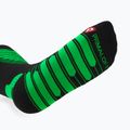 Slidinėjimo kojinės Mico Heavy Weight Superthermo Primaloft Merino Ski black fluorescent green 4