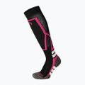 Vaikiškos slidinėjimo kojinės Mico Medium Weight Warm Control Ski nero/fucsia