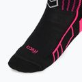 Moteriškos slidinėjimo kojinės Mico Medium Weight Warm Control Ski black/fluorescent fuchsia 3