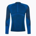Vyriški termoaktyvūs marškinėliai Mico Warm Control Zip Neck piombo
