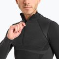 Vyriški Mico Warm Control Zip Neck termo marškinėliai juodi IN01852 3