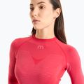 Moteriški termoaktyvūs marškinėliai Mico Warm Control Round Neck fragola 3