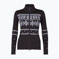 Moteriškas termoaktyvus džemperis Newland Guenda Full Zip black/white