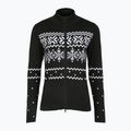 Moteriškas termoaktyvus džemperis Newland Guenda Full Zip black/white