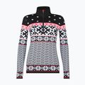 Moteriškas termoaktyvus džemperis Newland Kristel Half Zip black/white