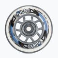 FILA Ratai ABEC 5 76mm/82A 8 vnt. balti riedučių ratai su guoliais.