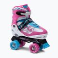 Vaikiškos ratukinės pačiūžos FILA Joy G white/pink/light blue