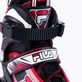 FILA J One vaikiški riedučiai juoda/raudona 6