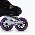FILA Wizy G juodos/geltonos/gelsvai purpurinės spalvos vaikiški riedučiai 6