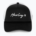 Moteriška kepuraitė su snapeliu Hurley Icon Script Trucker black/white 2