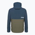 Vyriška dviračių striukė Northwave Easy Out Softshell deep blue/forest green 2