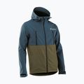 Vyriška dviračių striukė Northwave Easy Out Softshell deep blue/forest green 5