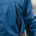 Vyriška dviračių striukė Northwave Easy Out Softshell deep blue/forest green 12