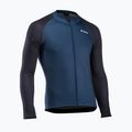 Vyriški dviračių marškinėliai ilgomis rankovėmis Northwave Blade 4 deep blue/black