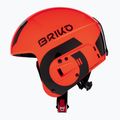 Vaikiškas slidinėjimo šalmas Briko Vulcano FIS 6.8 JR blizgus oranžinis/juodas 5
