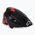 Dviračių šalmas Alpinestars Vector Pro Atom juodas/raudonas matinis