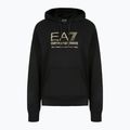 Vyriškas džemperis EA7 Emporio Armani Train Visibility Hoodie black / gold