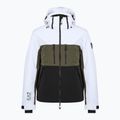 Vyriška slidinėjimo striukė EA7 Emporio Armani Ski Kitzbuhel Protectum7 Colorblock white / black / grape leaf