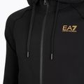 Vyriškas džemperis Emporio Armani EA7 Train Logo Series Extended Logo Hoodie Fz black / gold 3