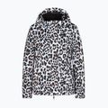 Moteriška slidinėjimo striukė EA7 Emporio Armani Ski Kitzbuhel Softshell fancy white animalier