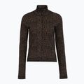 Moteriškas termoaktyvių apatinių komplektas EA7 Emporio Armani Ski Jacquard Knitted fancy brown animal print 3
