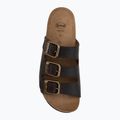 Moteriškos šlepetės Scholl Rio Wedge Ad Med dark brown 5