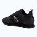 Batai EA7 Emporio Armani Black & White Carbon triple black / silver logo 3