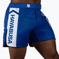 Vyriški treniruočių šortai Hayabusa Icon Mid-Thigh MMA blue/white 2