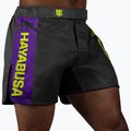 Vyriški treniruočių šortai Hayabusa Icon Mid-Thigh MMA black/neon 2