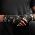 Bokso tvarsčiai Hayabusa Premium Jacquard Handwraps 450 cm black/gold 4