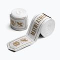 Boksininkų bintai Hayabusa Mayweather Stretch Hand Wraps 450 cm white/gold