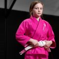 Vaikiškas GI braziliškam džiudžitsu Hayabusa Essential pink 4