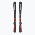 Vaikiškos kalnų slidės + apkaustai Nordica Team JR (110-150) + J7.0 FDT black/red