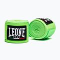 Bokso raiščiai Leone 1947 Hand Wraps 350 cm fluorescent green