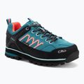 Moteriški žygio batai CMP Moon Low Wp teal/red fluo